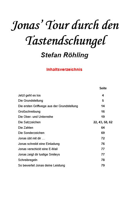 Jonas' Tour durch den Tastendschungel