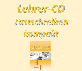 Lehrer- und Dozenten-CD - Tastschreiben kompakt